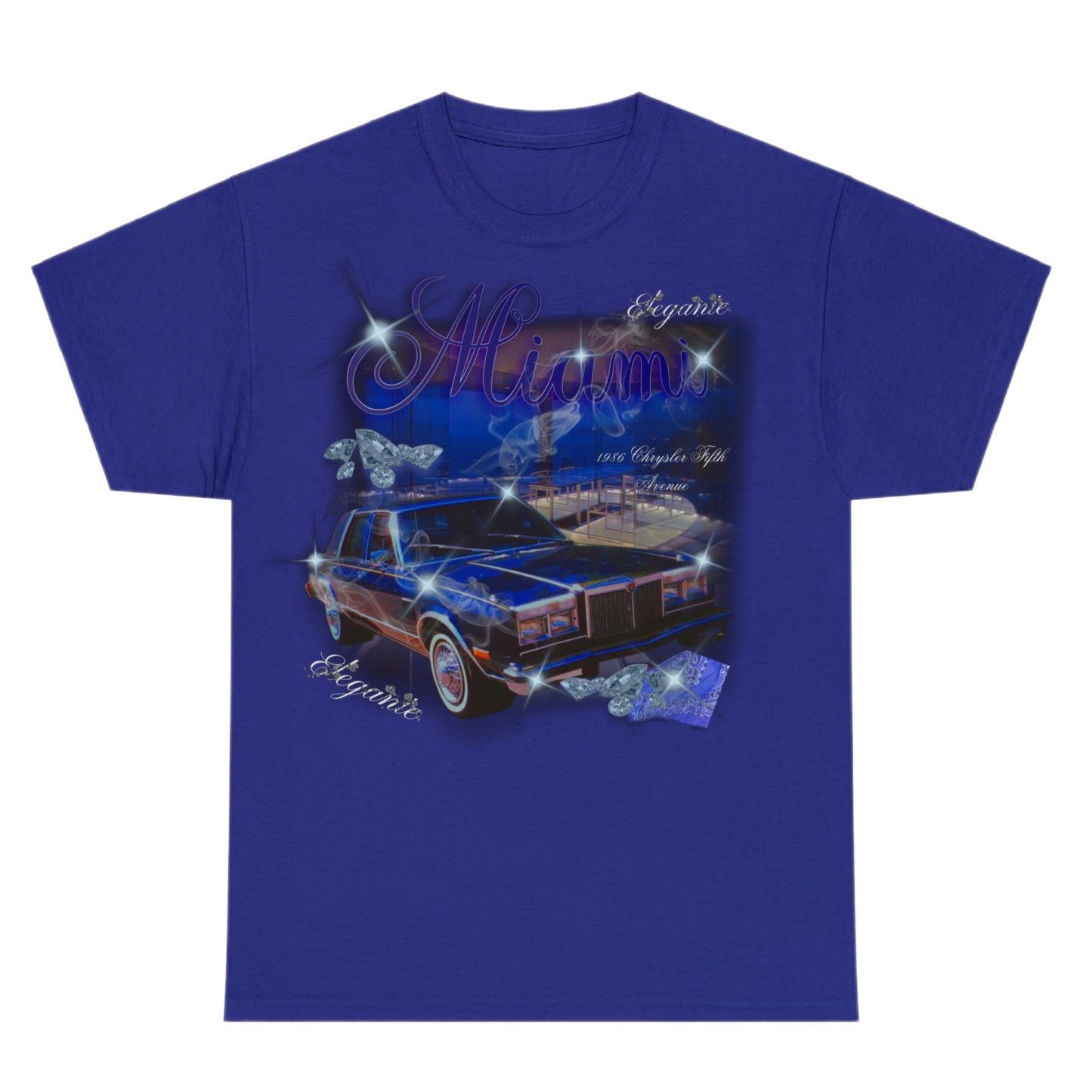 ELEGANTE MIAMI TEE BLUE