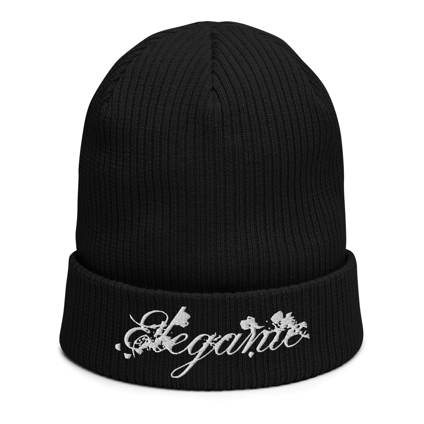 Organic ribbed beanie